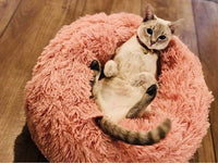 Comfy Plush Cat/Dog Bed - Warm Marshmallow Bed - Golonzo -                                                                             