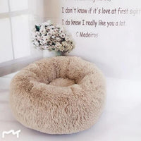 Comfy Plush Cat/Dog Bed - Warm Marshmallow Bed - Golonzo -                                                                             