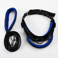 Dog Collar Leash Set - Mesh Breathable Adjustable Collars - Golonzo -                                                                             