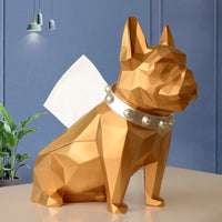 Dog Figurine ResinTissue Holder - Golonzo -                                                                             