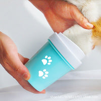Dog Paw Cleaner Cup for Dogs Feet Washer Portable Pet Cat Dirty Paw Cleaning Cup Soft Silicone Foot - Golonzo -                                                                             