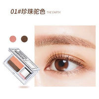 Double Color Women's Fashion Lazy Eyeshadow - Golonzo -                                                                             
