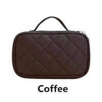 Double Layer Cosmetic Bag With a Mirror - Golonzo -                                                                             