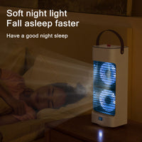 Double Spray Dual-head Auto rotating water cooling fan - Golonzo -                                                                             