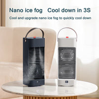 Double Spray Dual-head Auto rotating water cooling fan - Golonzo -                                                                             