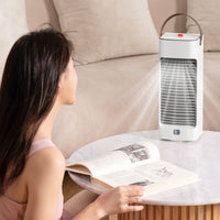 Double Spray Dual-head Auto rotating water cooling fan - Golonzo -                                                                             