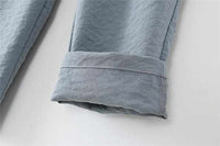 Drawstring solid Peg Pants - Golonzo -                                                                             