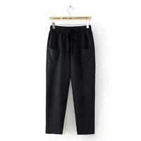 Drawstring solid Peg Pants - Golonzo -                                                                             