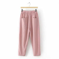 Drawstring solid Peg Pants - Golonzo -                                                                             