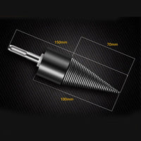 Drill Bit 32mm Firewood Chop Wood Splitting Bit - Golonzo -                                                                             