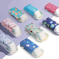 Baby Diaper Bag - Organizer Reusable Waterproof Wet/Dry Cloth Bag - Golonzo -                                                                             