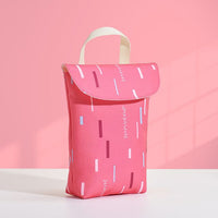 Baby Diaper Bag - Organizer Reusable Waterproof Wet/Dry Cloth Bag - Golonzo -                                                                             