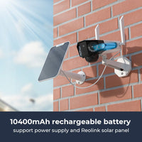 Dual-Lens Duo WiFi Camera 4MP Solar Battery - Golonzo -                                                                             