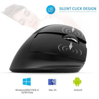 Dual mode Wireless Ergonomic Mouse - Golonzo -                                                                             