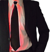 EL Wire Tie Flashing Cosplay - LED Tie - Golonzo -                                                                             