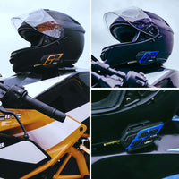 ET COM Motorcycle Helmet Intercom - Wireless Bluetooth Interphone - Golonzo -                                                                             