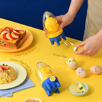 Egg Puller Manual Scrambler Egg White Yolk Mixer - Golonzo -                                                                             