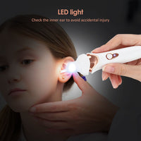 Electric Ear Wax Cleaner with LED Light - Ear Cleaning Tool - Golonzo -                                                                             