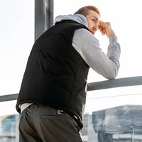 Electric Heated Vest - Warm USB Smart Thermostatic Heating Jacket - Golonzo -                                                                             