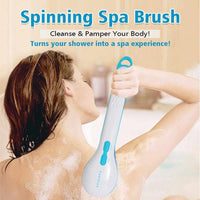 Electric Shower Massage Bath Brush 5 in 1 Handheld Spin SPA Cleaning Brush - Golonzo -                                                                             