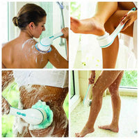 Electric Shower Massage Bath Brush 5 in 1 Handheld Spin SPA Cleaning Brush - Golonzo -                                                                             