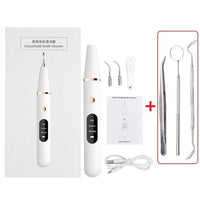 Electric Sonic Dental Calculus Scaler For Oral Teeth Tartar Remover - Golonzo -                                                                             