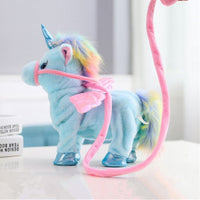 Electric Walking Unicorn Plush Toy - Electronic Music Unicorn Toy - Golonzo -                                                                             