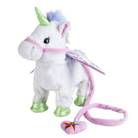 Electric Walking Unicorn Plush Toy - Electronic Music Unicorn Toy - Golonzo -                                                                             
