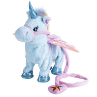 Electric Walking Unicorn Plush Toy - Electronic Music Unicorn Toy - Golonzo -                                                                             