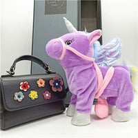 Electric Walking Unicorn Plush Toy - Electronic Music Unicorn Toy - Golonzo -                                                                             