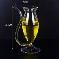 Elegant Cocktail Glass with Straw - Golonzo -                                                                             
