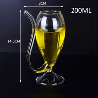 Elegant Cocktail Glass with Straw - Golonzo -                                                                             