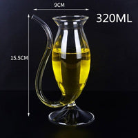 Elegant Cocktail Glass with Straw - Golonzo -                                                                             
