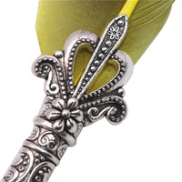 English Feather Pen Writing Stationery set Gift Box - Golonzo -                                                                             