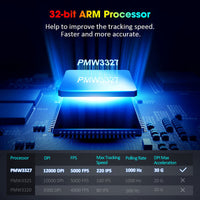 Ergonomic Gaming Mouse Wired 12000 DPI With RGB Backlit - Golonzo -                                                                             