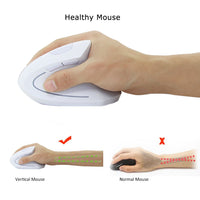 Ergonomic Vertical Mouse Gamer USB Optical Wireless Mouse - Golonzo -                                                                             