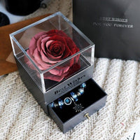 Eternal Flower Gift Box Jewellery Box - Golonzo -                                                                             