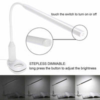 Eye Protect LED Table Lamp - Study Desk Clamp Clip Lamp - Golonzo -                                                                             