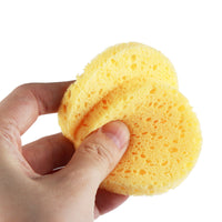 Face Round Makeup Remover Compressed Facial Sponge (5 PCS) - Golonzo -                                                                             