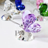 Fantasy Elegant Crystal Butterfly Figurines - Golonzo -                                                                             