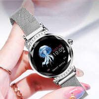 Fashion 3D Diamond Glass Women Smartwatch - Golonzo -                                                                             