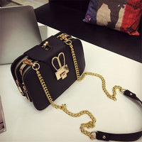Fashion Chain Shoulder Bags 3 Layer Handbags Clutch Ladies Metal Buckle - Golonzo -                                                                             