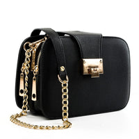 Fashion Chain Shoulder Bags 3 Layer Handbags Clutch Ladies Metal Buckle - Golonzo -                                                                             