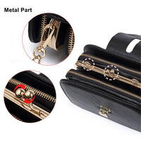 Fashion Chain Shoulder Bags 3 Layer Handbags Clutch Ladies Metal Buckle - Golonzo -                                                                             
