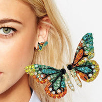 Fashion Cute Butterfly Earrings - Jewelry Errings - Golonzo -                                                                             