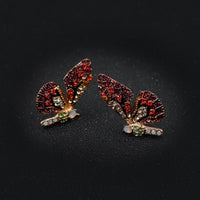 Fashion Cute Butterfly Earrings - Jewelry Errings - Golonzo -                                                                             