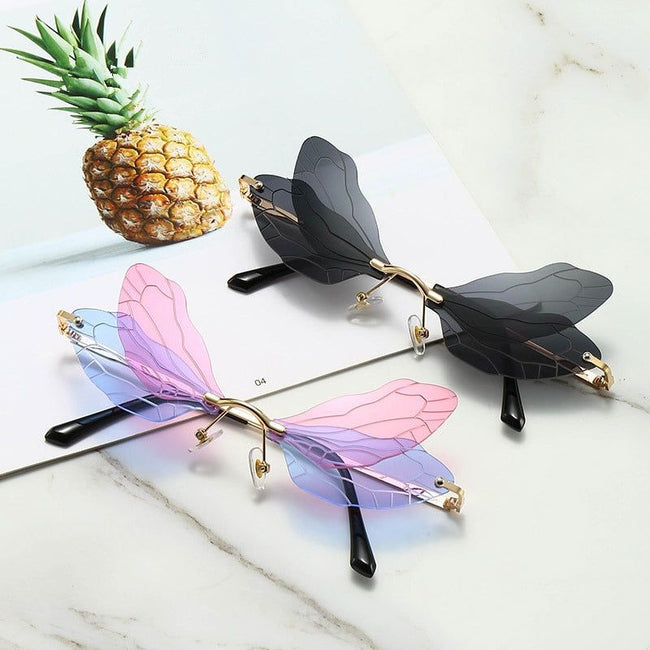 Fashion Dragonfly Sunglasses - Golonzo -                                                                             