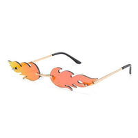 Fashion Fire Flame Sunglasses - Golonzo -                                                                             