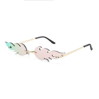 Fashion Fire Flame Sunglasses - Golonzo -                                                                             