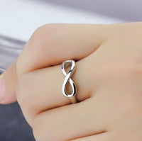 Fashion Infinity Ring Eternity Ring Charms Endless Love Symbol Jewelry For Women - Golonzo -                                                                             
